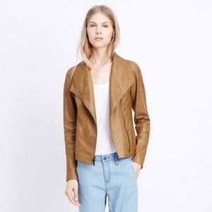 Vince lamb leather burgundy jacket